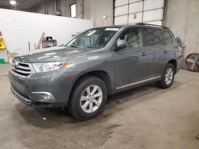 Image 1 of 2013 TOYOTA HIGHLANDER BASE 2013 with VIN 5TDBK3EH0DS255057