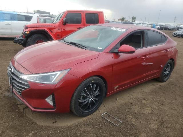 Image 1 of 2019 HYUNDAI ELANTRA SEL 2019 with VIN KMHD84LF9KU736945