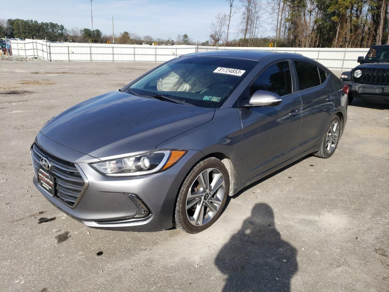 Image 1 of 2018 HYUNDAI ELANTRA SEL 2018 with VIN KMHD84LF0JU443028