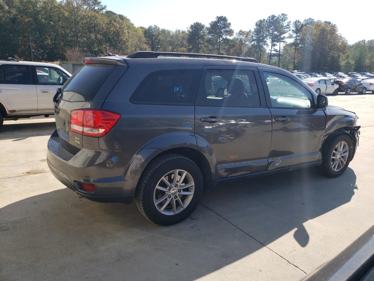 Image 3 of 2015 DODGE JOURNEY SXT 2015 with VIN 3C4PDCBG5FT524948