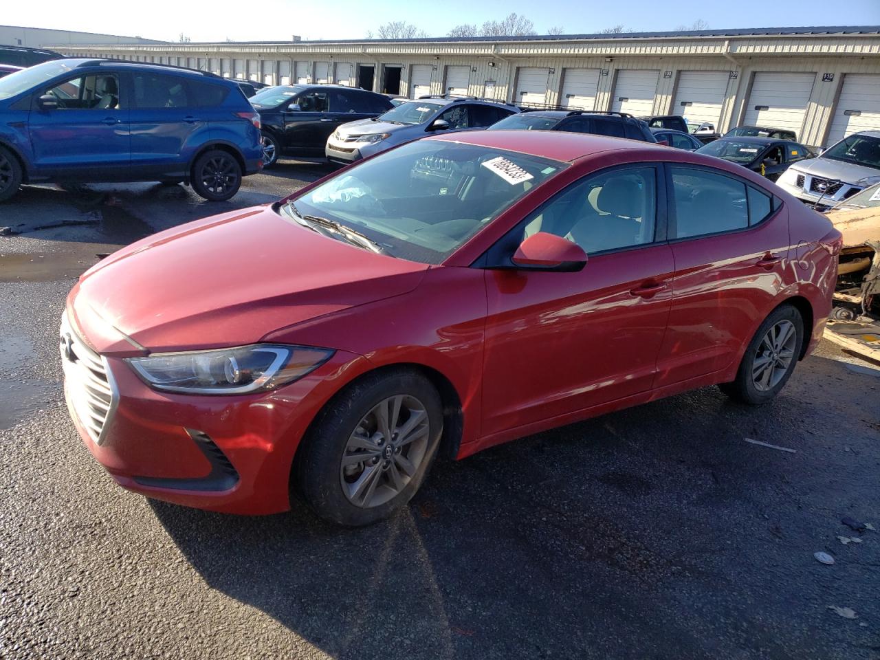Image 1 of 2018 HYUNDAI ELANTRA SEL 2018 with VIN 5NPD84LFXJH367011