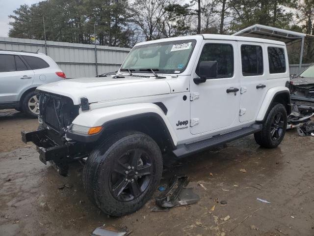 Image 1 of 2021 JEEP WRANGLER UNLIMITED SAHARA 2021 with VIN 1C4HJXEG3MW667176