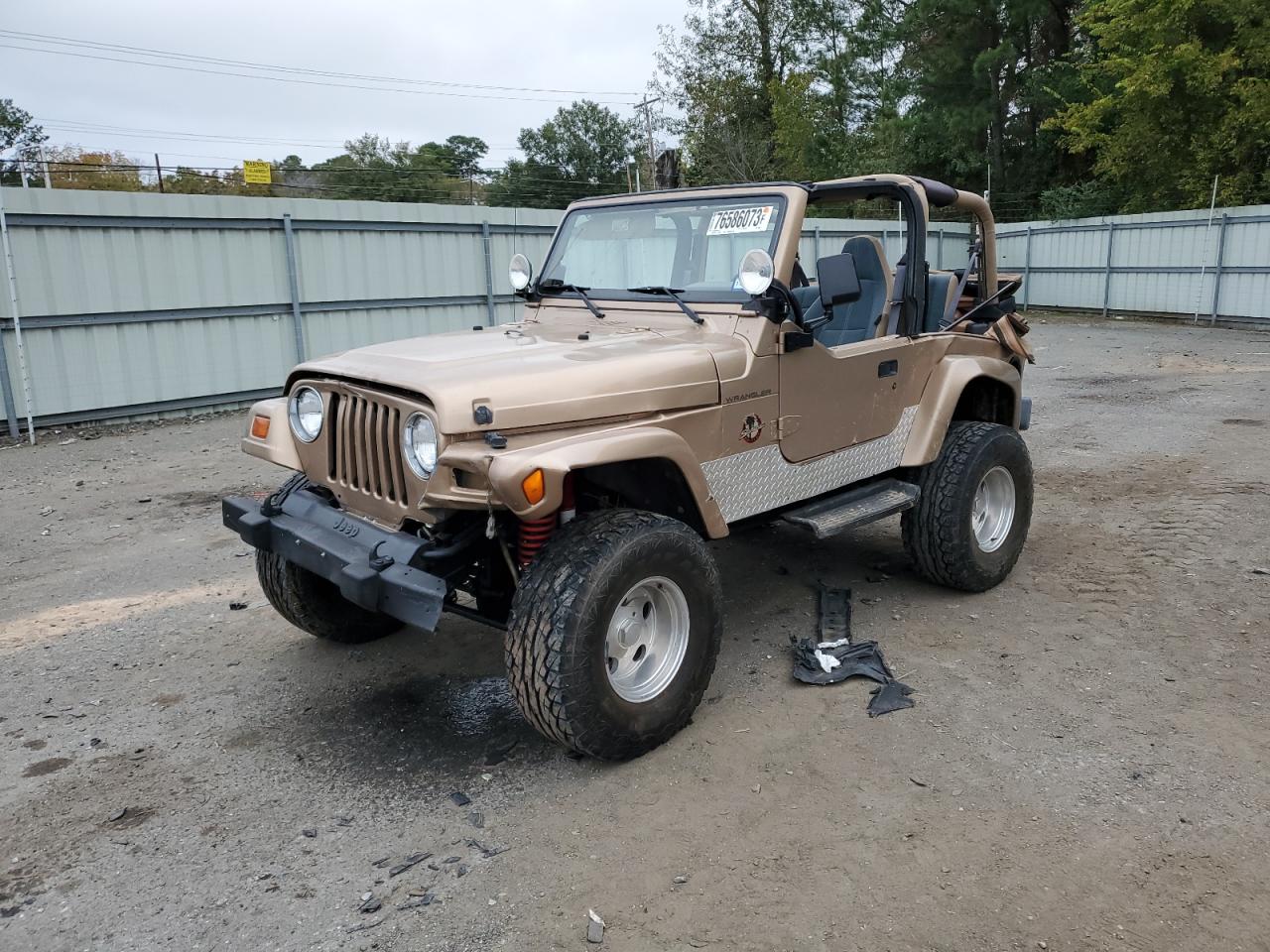 Image 1 of 1999 JEEP WRANGLER / TJ SAHARA 1999 with VIN 1J4FY49S1XP487980