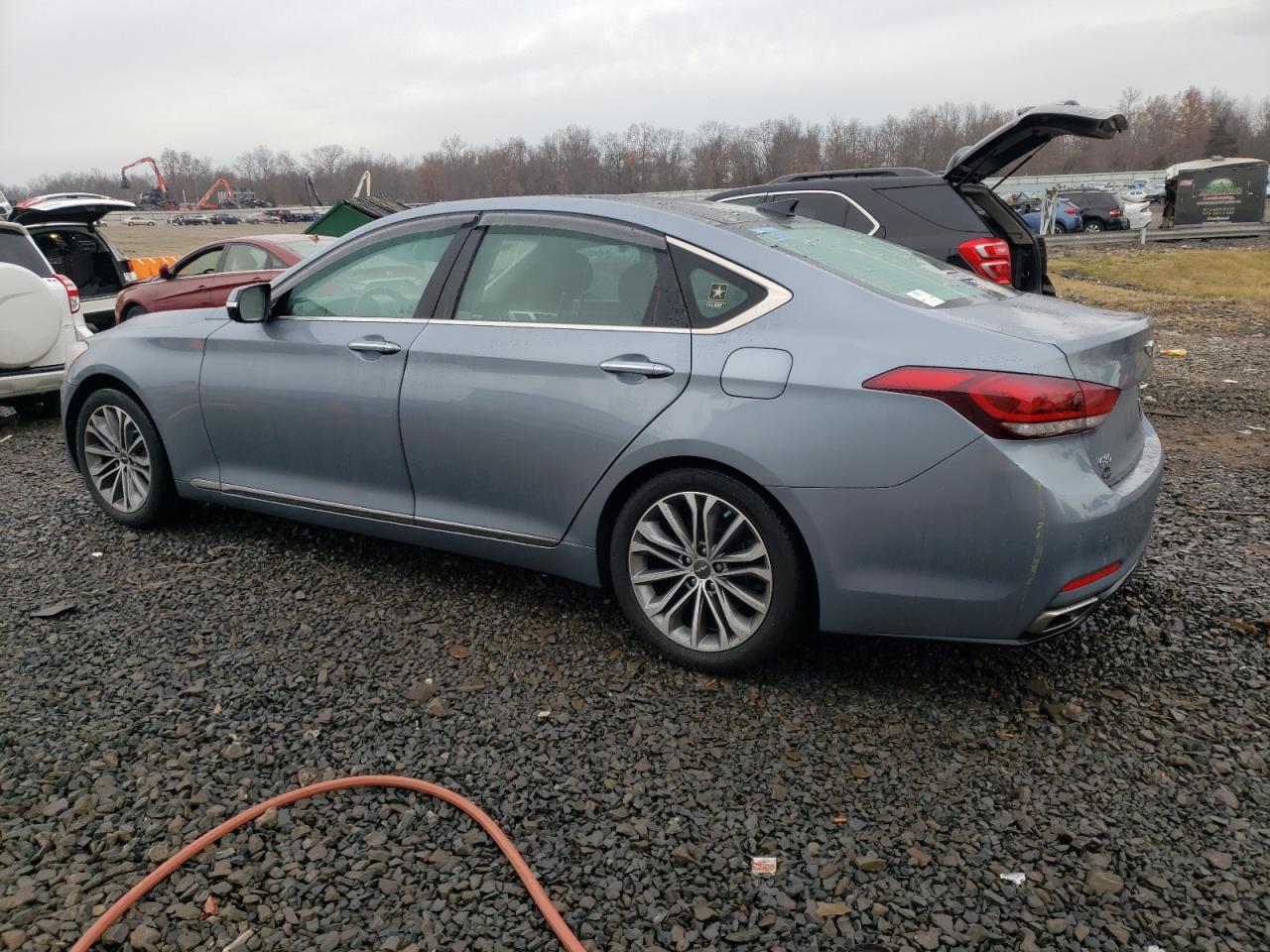 Image 2 of 2017 GENESIS G80 BASE 2017 with VIN KMHGN4JE2HU192457