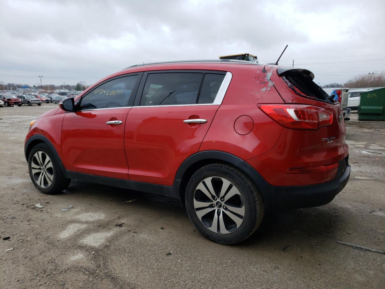 Image 2 of 2011 KIA SPORTAGE EX 2011 with VIN KNDPC3A25B7104890