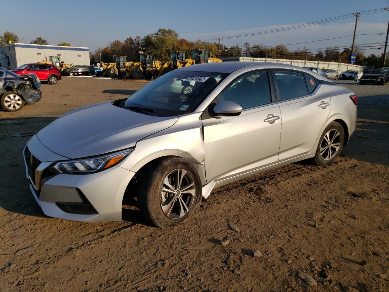 Изображение 1 2021 NISSAN SENTRA SV 2021 с VIN 3N1AB8CV2MY232344