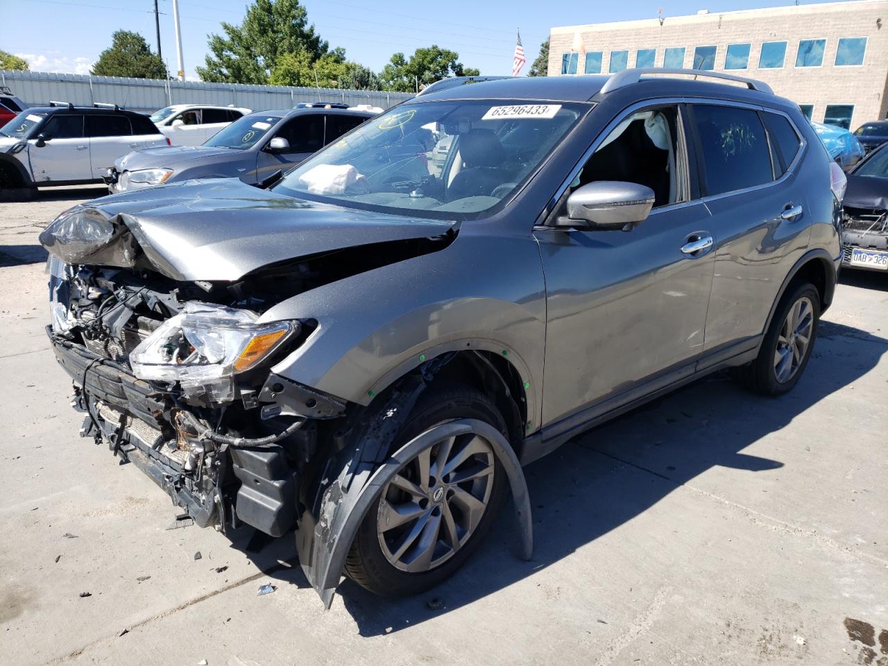 Изображение 1 2016 NISSAN ROGUE S 2016 с VIN KNMAT2MV0GP722101
