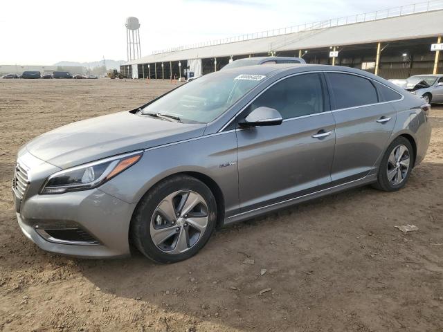Image 1 of 2017 HYUNDAI SONATA HYBRID 2017 with VIN KMHE34L37HA071451