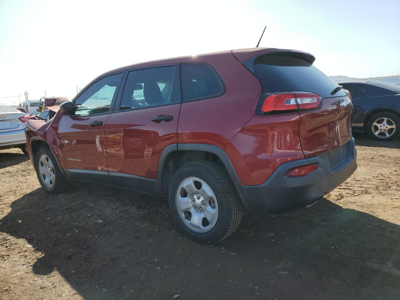 Image 2 of 2014 JEEP CHEROKEE SPORT 2014 with VIN 1C4PJLAB4EW178978