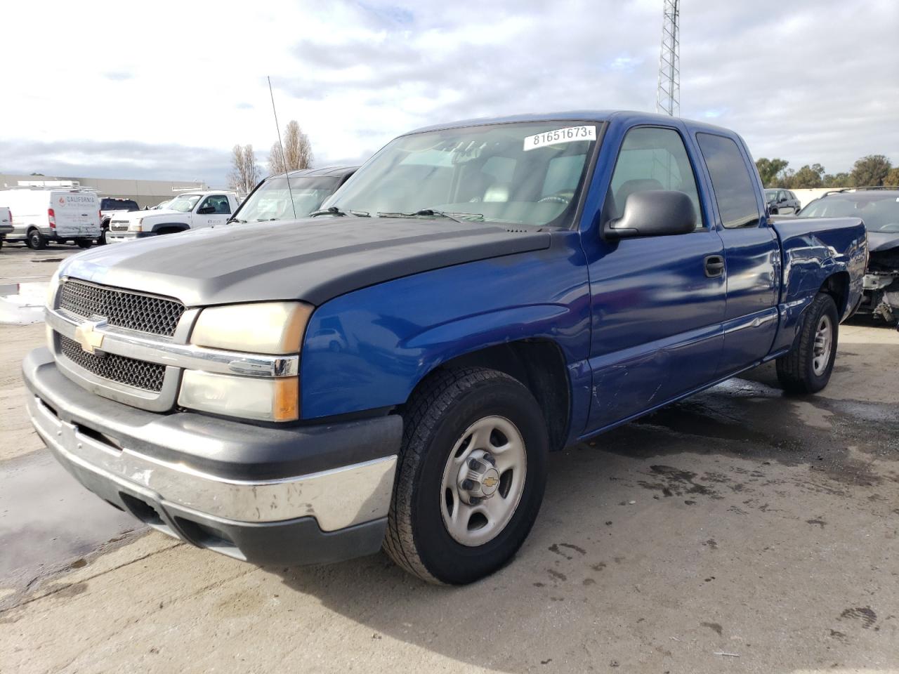 Image 1 of 2004 CHEVROLET SILVERADO C1500 2004 with VIN 1GCEC19X44Z118833