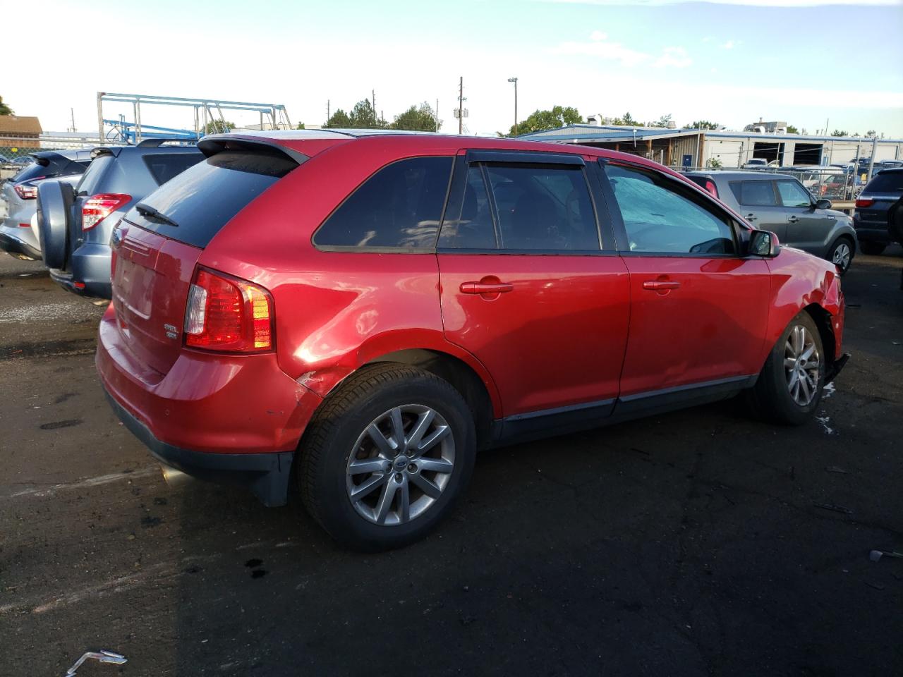 Image 3 of 2012 FORD EDGE SEL 2012 with VIN 2FMDK4JC0CBA65540
