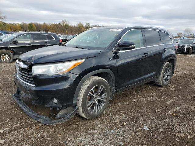 Image 1 of 2016 TOYOTA HIGHLANDER XLE 2016 with VIN 5TDJKRFH8GS231493