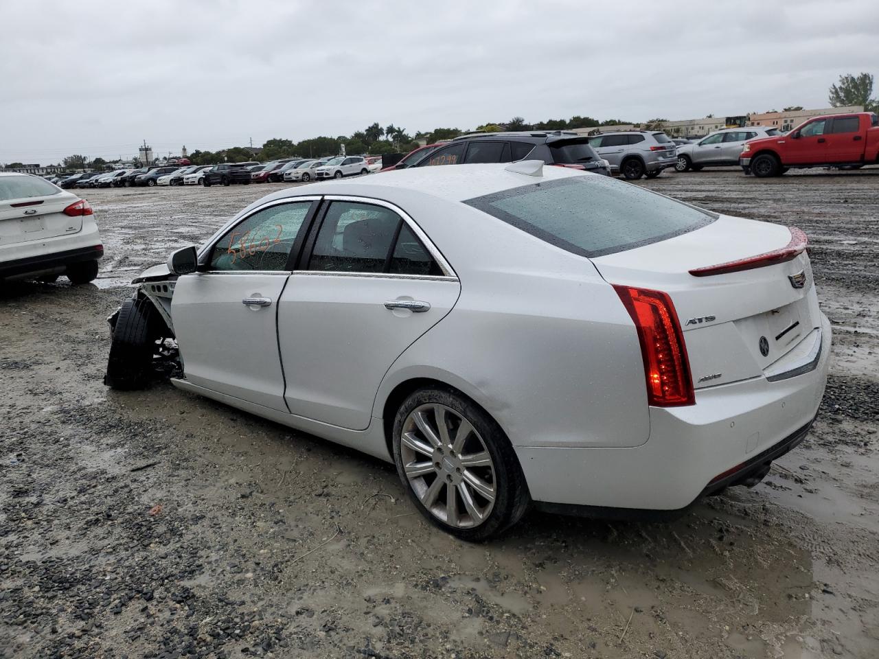 Image 2 of 2017 CADILLAC ATS LUXURY 2017 with VIN 1G6AH5SX3H0130065
