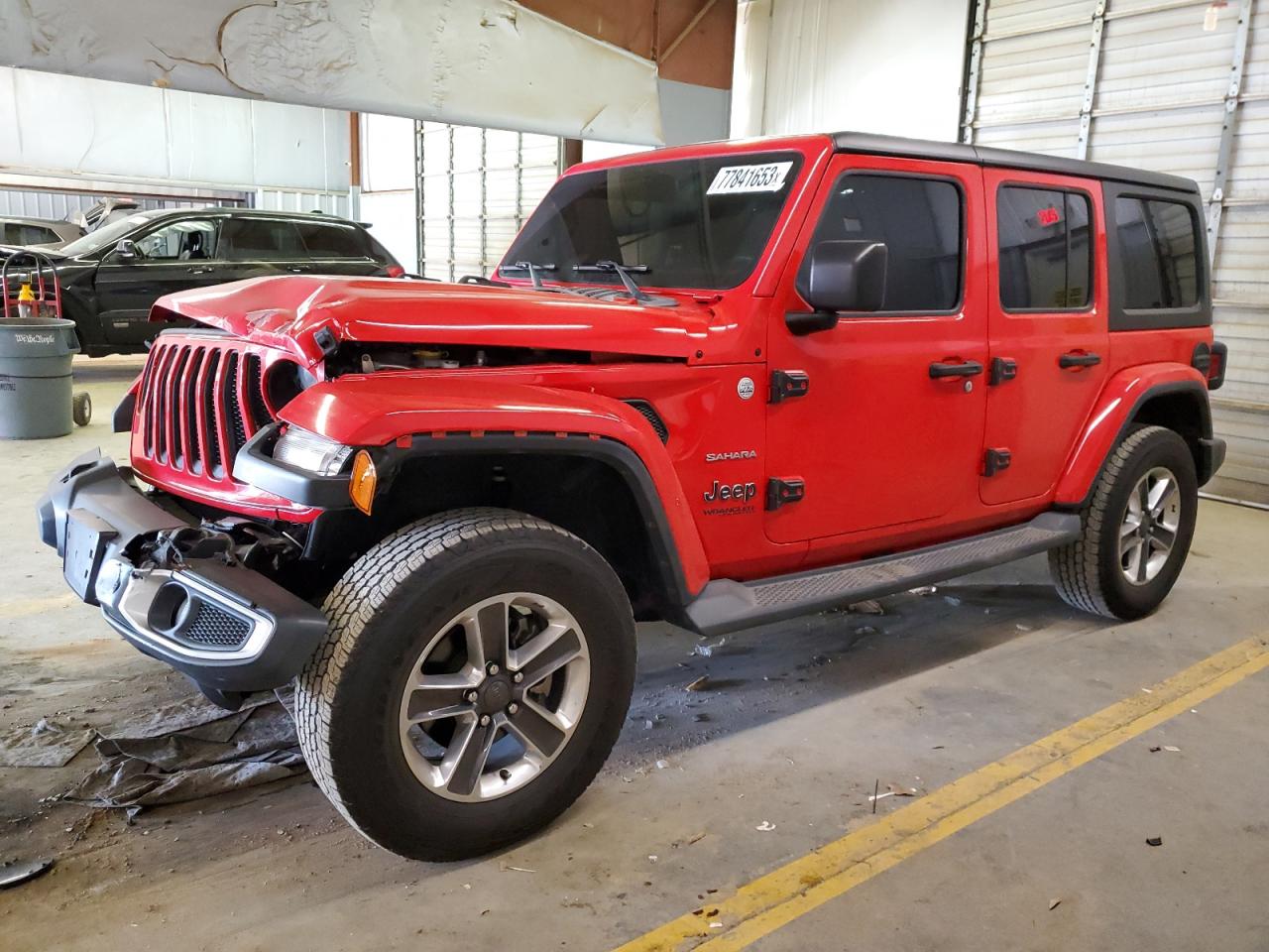 Image 1 of 2019 JEEP WRANGLER UNLIMITED SAHARA 2019 with VIN 1C4HJXEN6KW567293