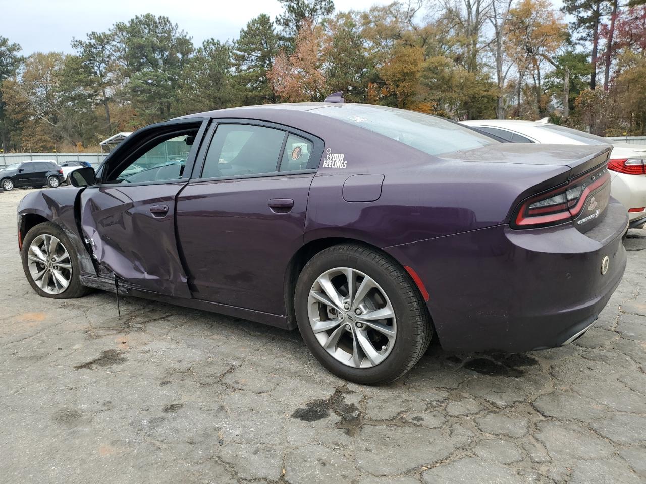 Image 2 of 2022 DODGE CHARGER SXT 2022 with VIN 2C3CDXJG9NH143431