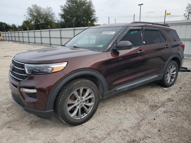 Image 1 of 2020 FORD EXPLORER XLT 2020 with VIN 1FMSK8DH1LGB91064