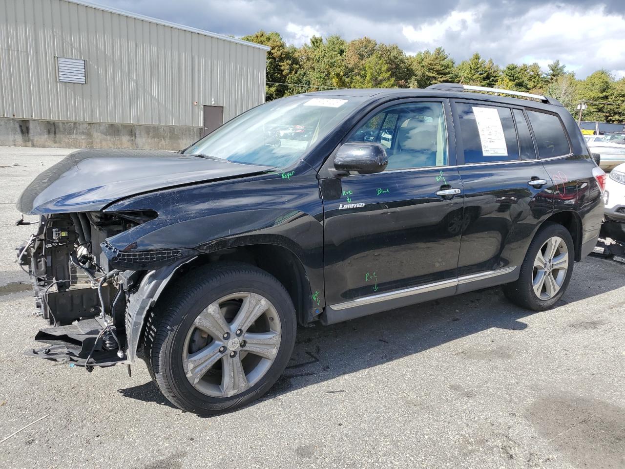 Изображение 1 2013 TOYOTA HIGHLANDER LIMITED 2013 с VIN 5TDDK3EH0DS249784