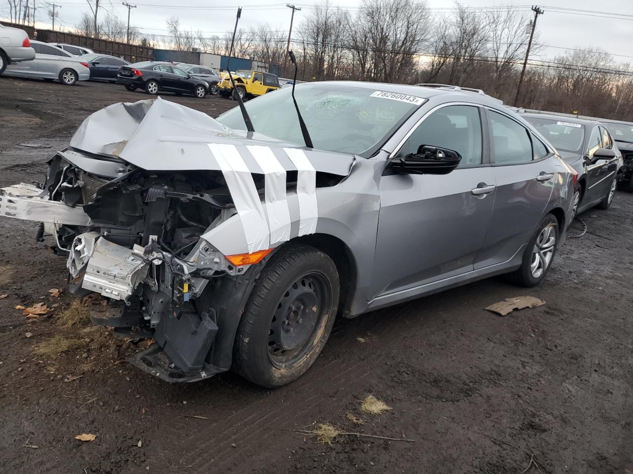 Image 1 of 2017 HONDA CIVIC LX 2017 with VIN 2HGFC2F50HH548993