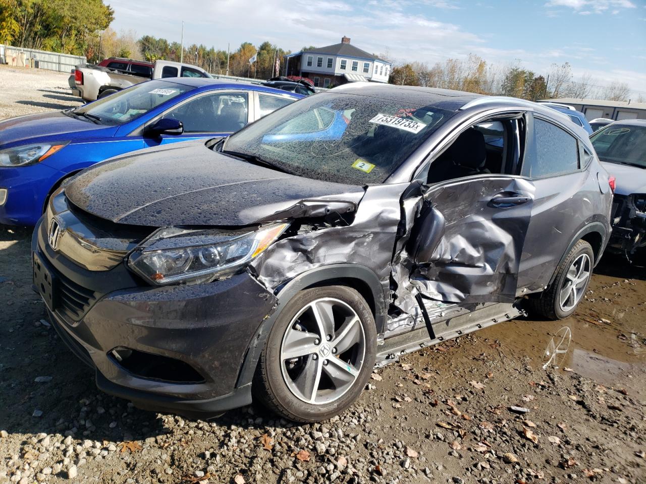 Изображение 1 2022 HONDA HR-V EX 2022 с VIN 3CZRU6H51NM749032