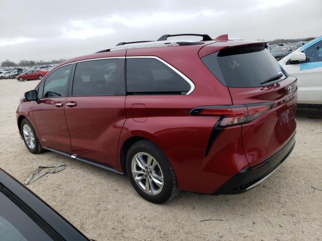 Image 2 of 2021 TOYOTA SIENNA LIMITED 2021 with VIN 5TDZRKEC6MS016332