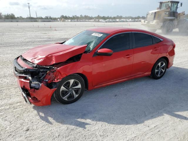 Image 1 of 2019 HONDA CIVIC LX 2019 with VIN 2HGFC2F68KH578002