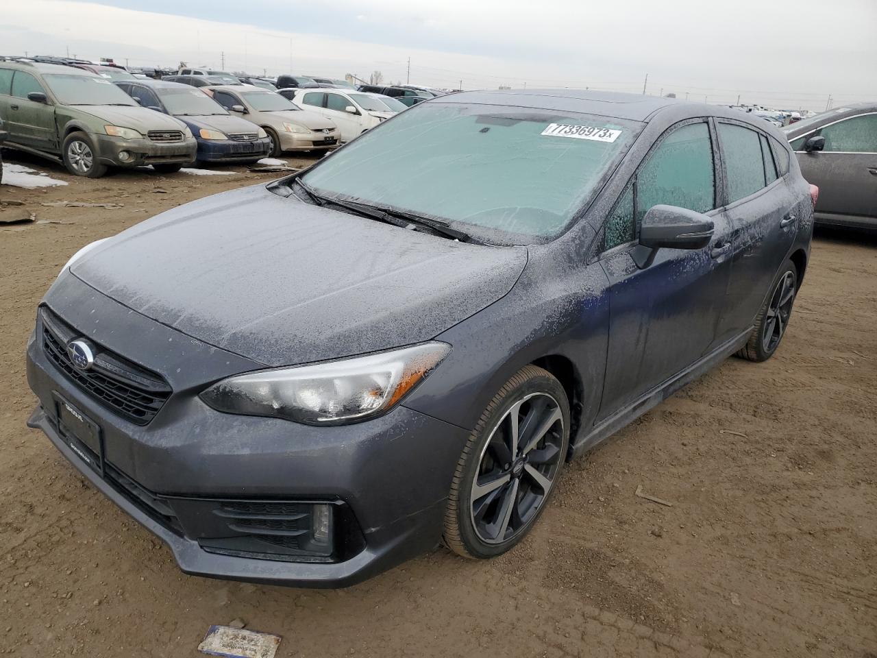Image 1 of 2022 SUBARU IMPREZA SPORT 2022 with VIN 4S3GTAM61N3725543