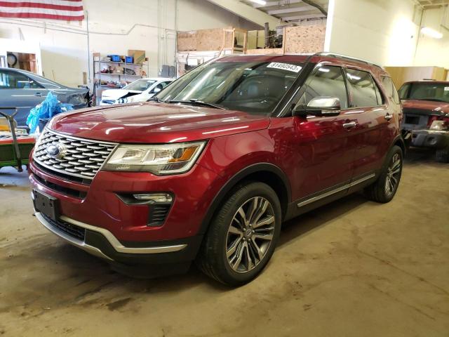 Image 1 of 2019 FORD EXPLORER PLATINUM 2019 with VIN 1FM5K8HT4KGA77098