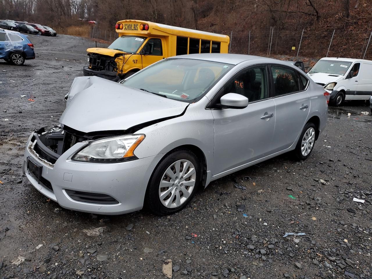 Image 1 of 2015 NISSAN SENTRA S 2015 with VIN 3N1AB7AP1FY222714