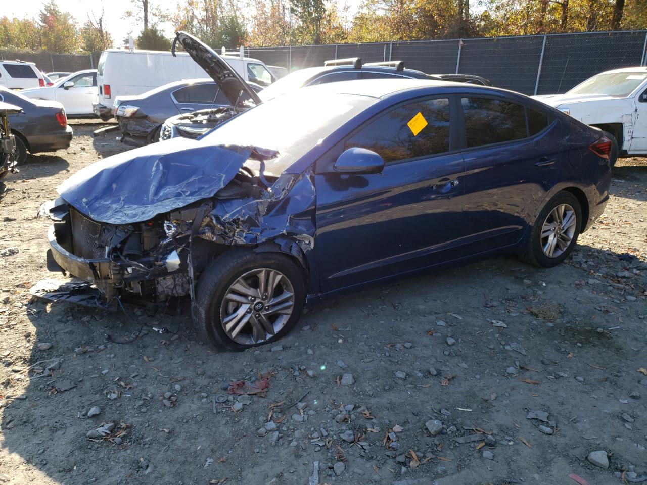 Изображение 1 2019 HYUNDAI ELANTRA SEL 2019 с VIN 5NPD84LF8KH482983