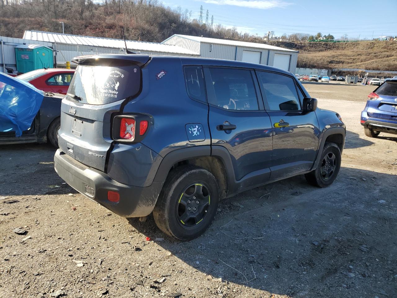 Image 3 of 2021 JEEP RENEGADE SPORT 2021 with VIN ZACNJDAB4MPM31349