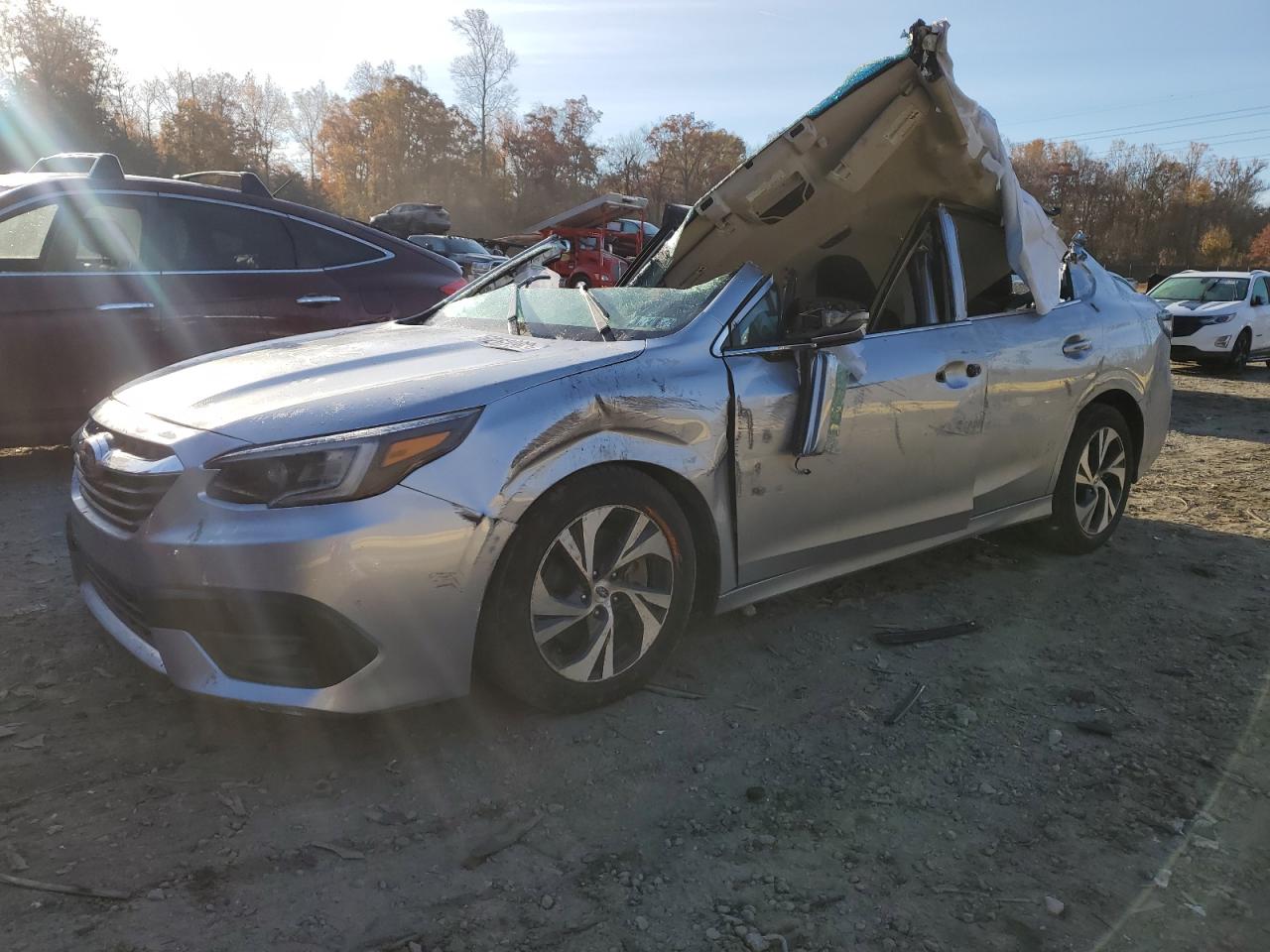 Image 1 of 2022 SUBARU LEGACY PREMIUM 2022 with VIN 4S3BWAC6XN3018217