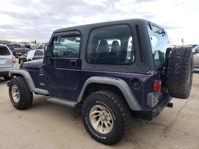 Изображение 2 1999 JEEP WRANGLER / TJ SPORT 1999 с VIN 1J4FY19S8XP405628
