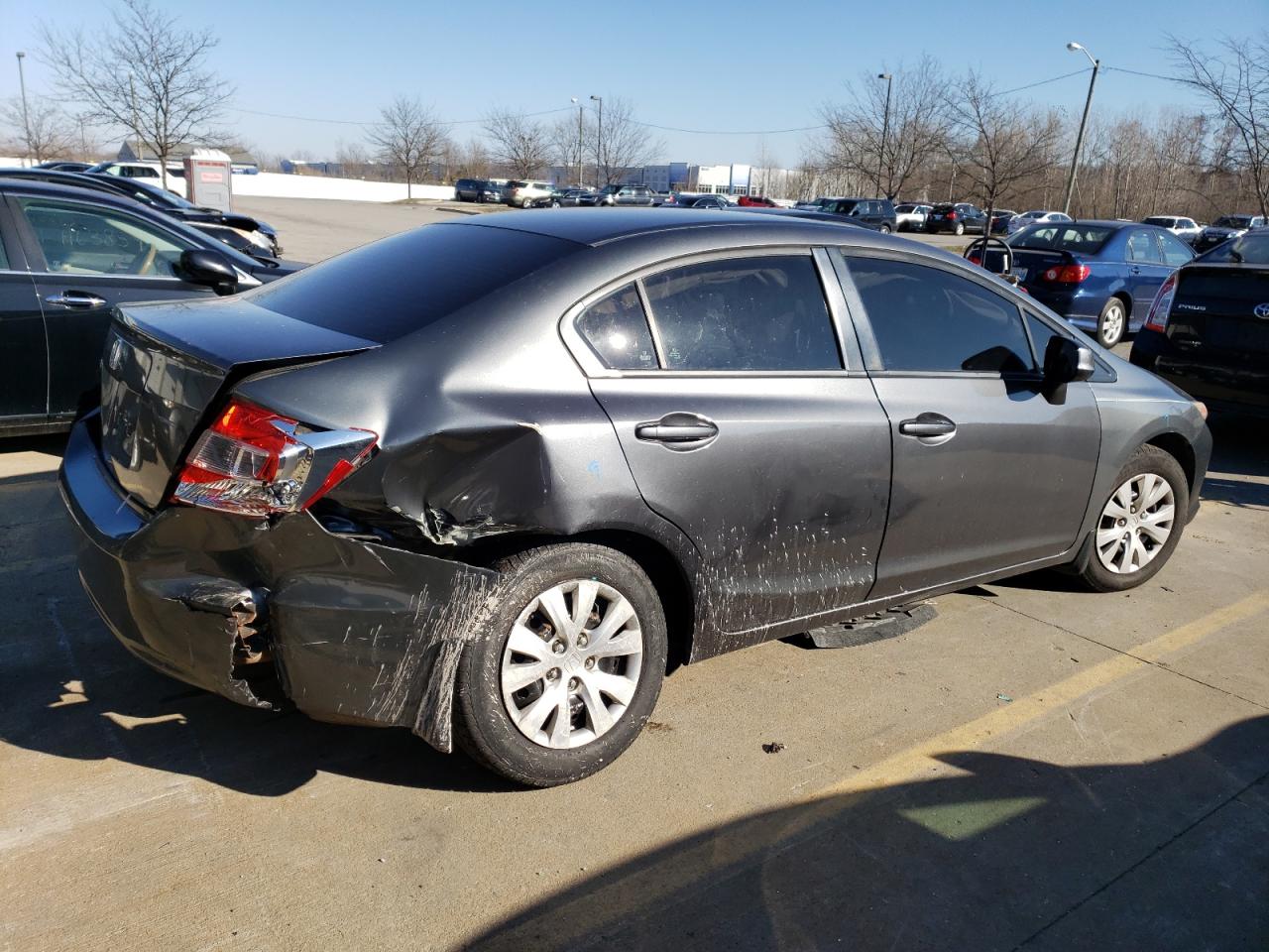 Obraz 3 z 2012 HONDA CIVIC LX 2012 z VIN 19XFB2F58CE069033