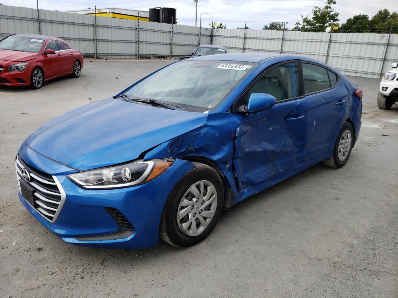 Изображение 1 2017 HYUNDAI ELANTRA SE 2017 с VIN KMHD74LF3HU392251