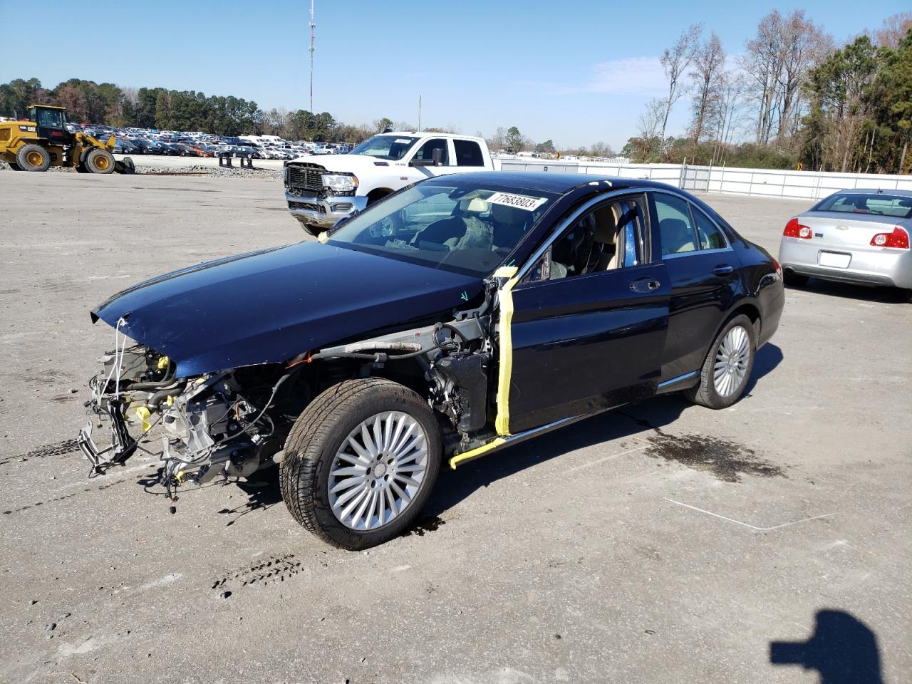 Image 1 of 2016 MERCEDES-BENZ C 300 4MATIC 2016 with VIN 55SWF4KB9GU175193