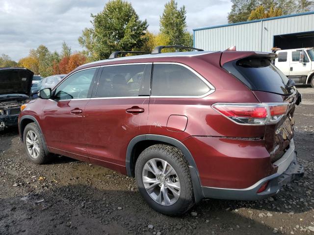 Obraz 2 z 2015 TOYOTA HIGHLANDER XLE 2015 z VIN 5TDJKRFH5FS110418