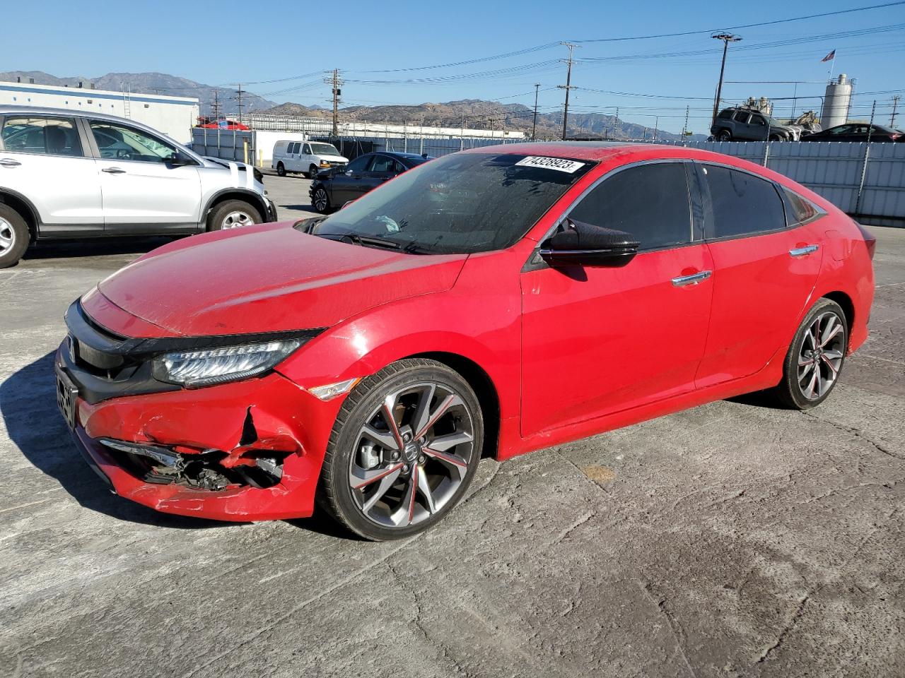 Изображение 1 2020 HONDA CIVIC TOURING 2020 с VIN 2HGFC1F93LH680118