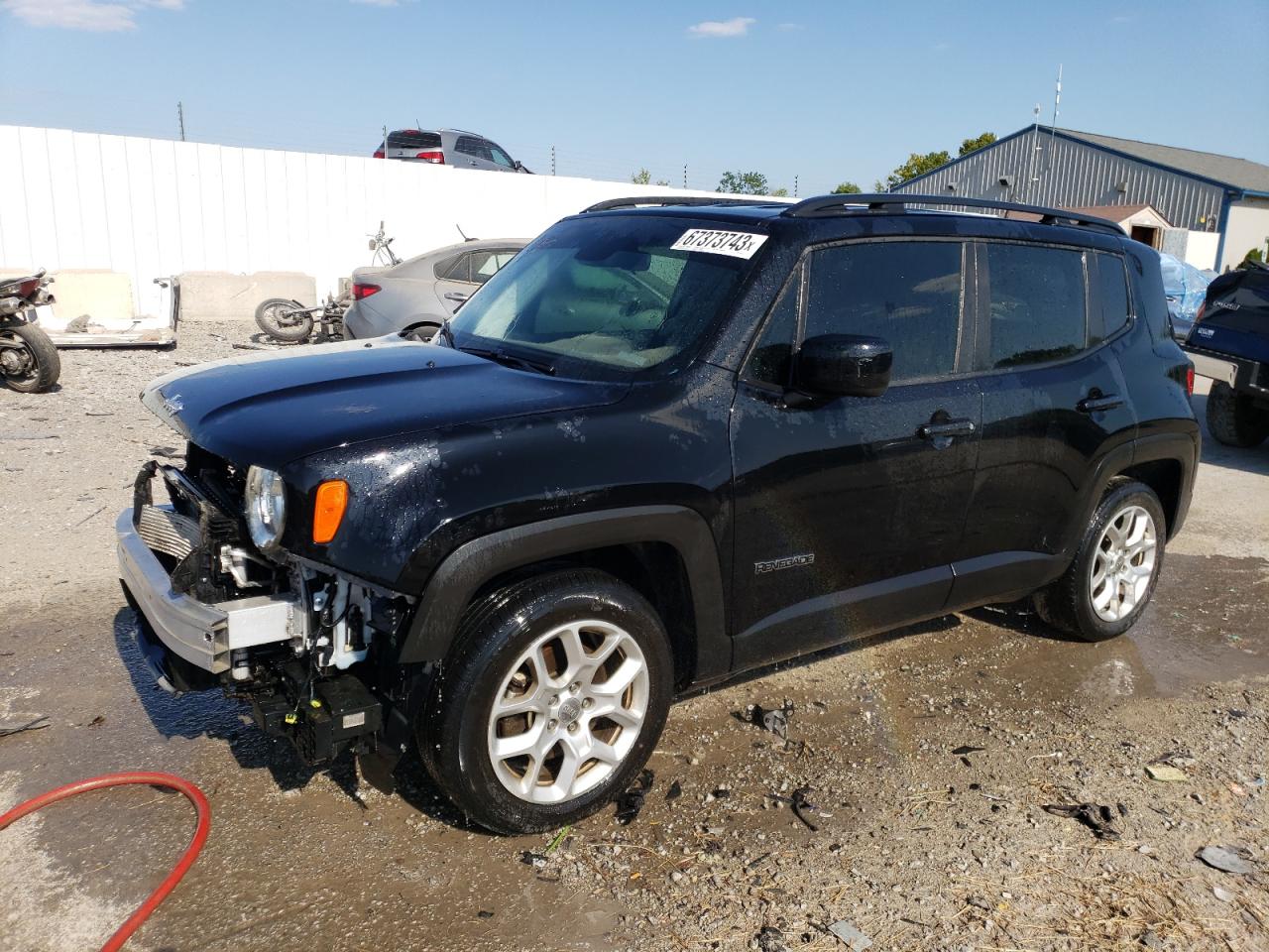 Image 1 of 2018 JEEP RENEGADE LATITUDE 2018 with VIN ZACCJABB2JPH57556