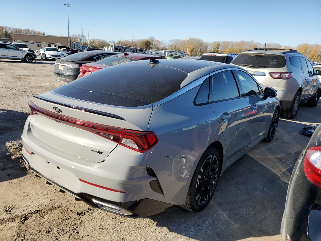 Image 3 of 2021 KIA K5 GT LINE 2021 with VIN 5XXG64J24MG052420