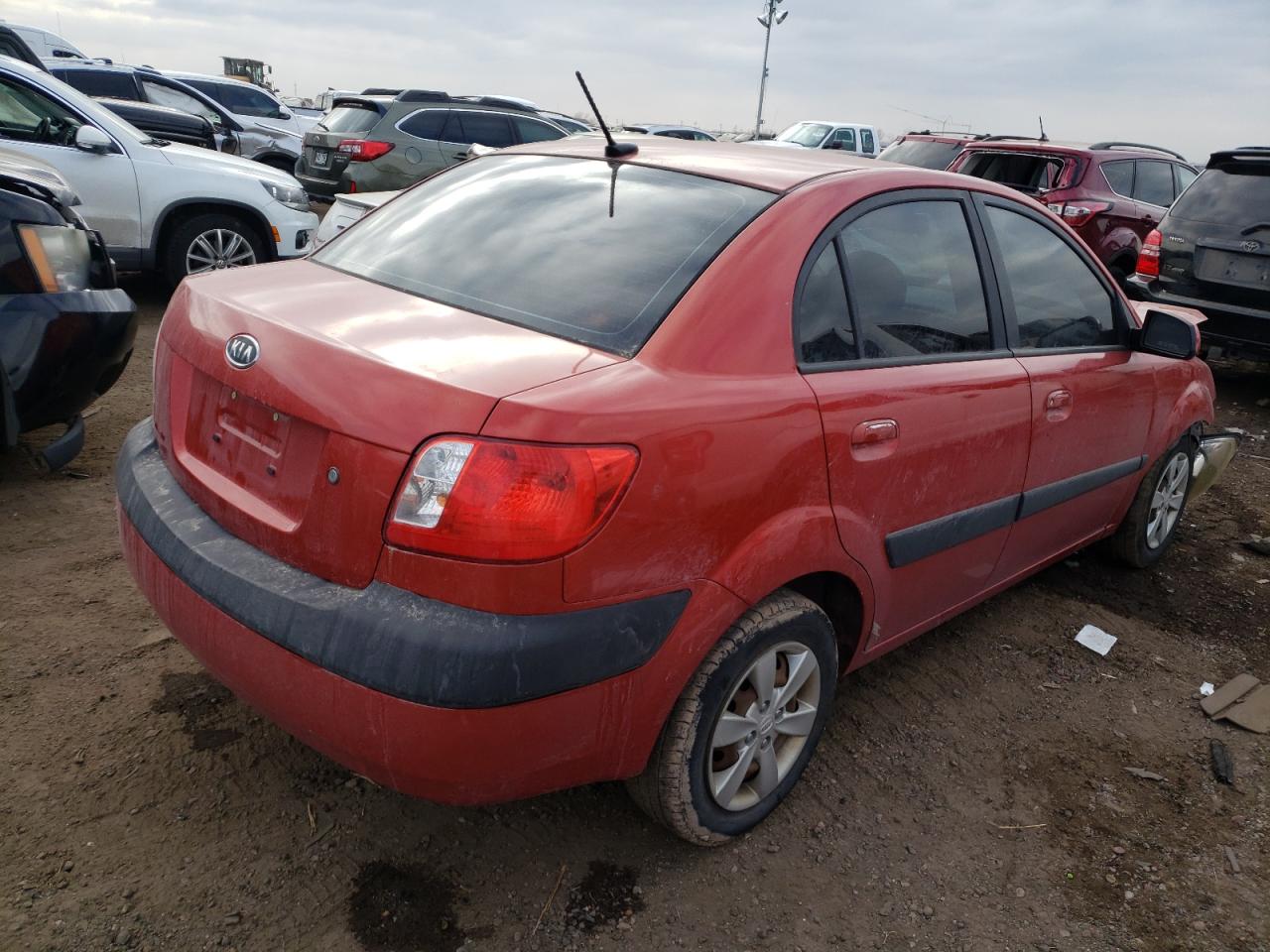 Image 3 of 2009 KIA RIO BASE 2009 with VIN KNADE223696466979