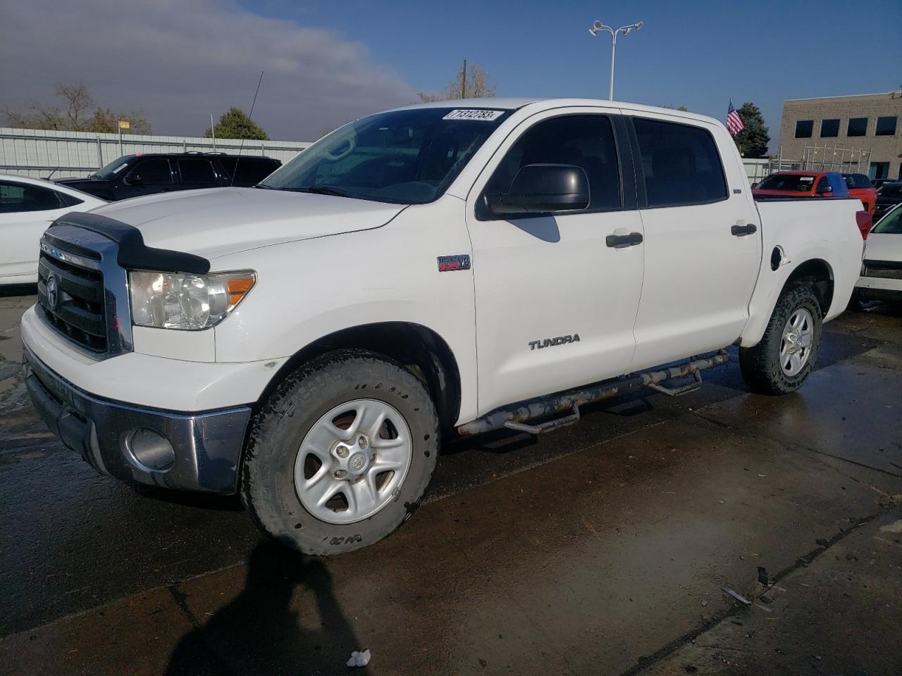 Image 1 of 2012 TOYOTA TUNDRA CREWMAX SR5 2012 with VIN 5TFDW5F17CX263787