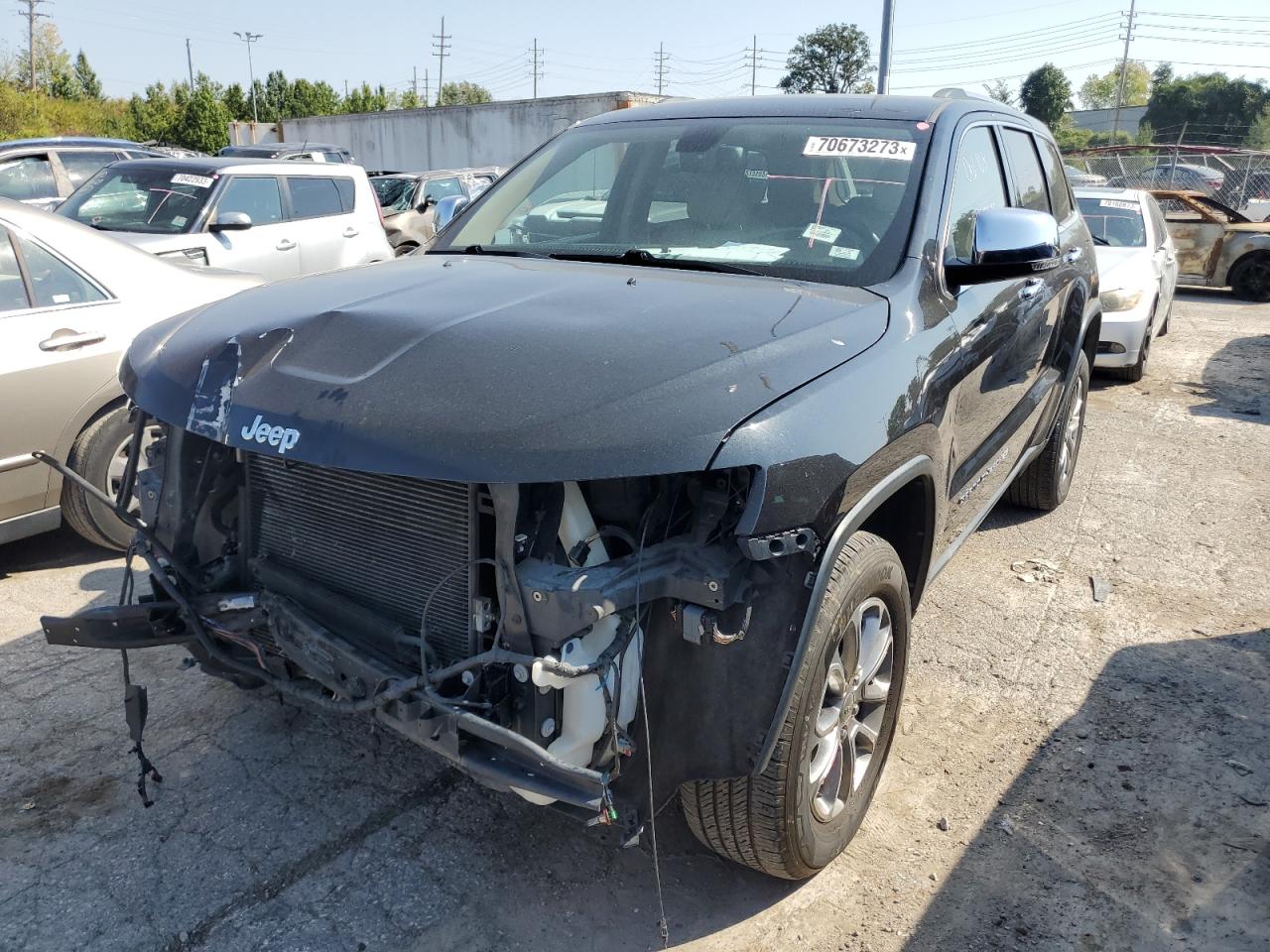 Obraz 1 z 2014 JEEP GRAND CHEROKEE LIMITED 2014 z VIN 1C4RJEBM1EC585596