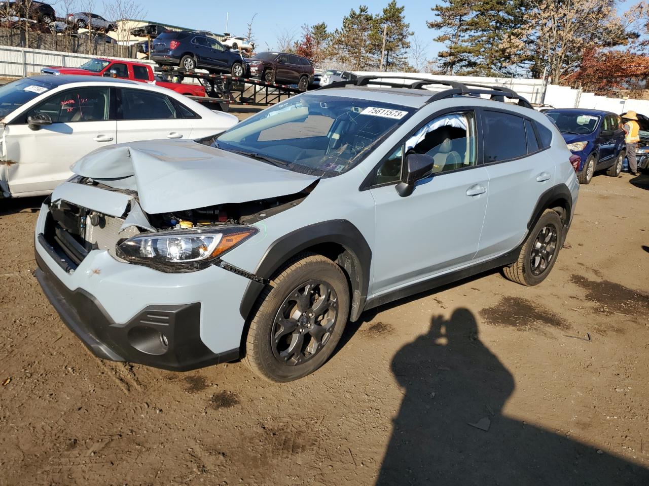 Image 1 of 2022 SUBARU CROSSTREK SPORT 2022 with VIN JF2GTHSC5NH276678
