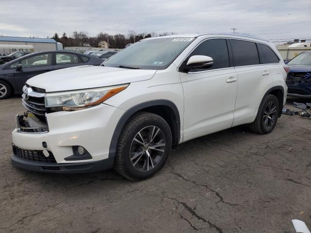 Image 1 of 2016 TOYOTA HIGHLANDER XLE 2016 with VIN 5TDJKRFH1GS239936