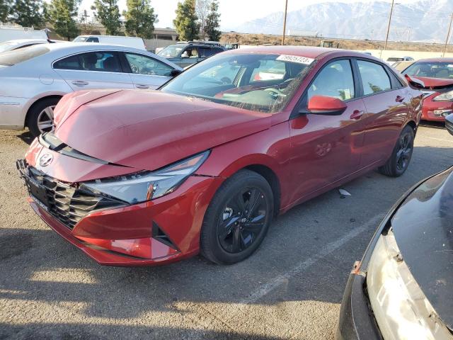 Image 1 of 2023 HYUNDAI ELANTRA BLUE 2023 with VIN KMHLM4AJ2PU088421