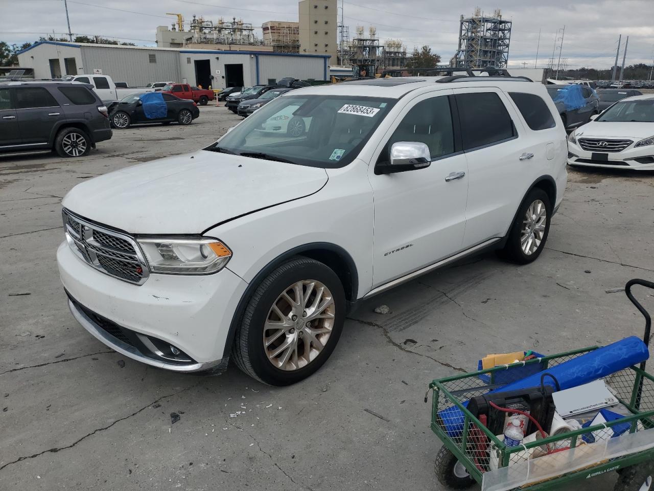 Image 1 of 2014 DODGE DURANGO CITADEL 2014 with VIN 1C4SDHET6EC468044