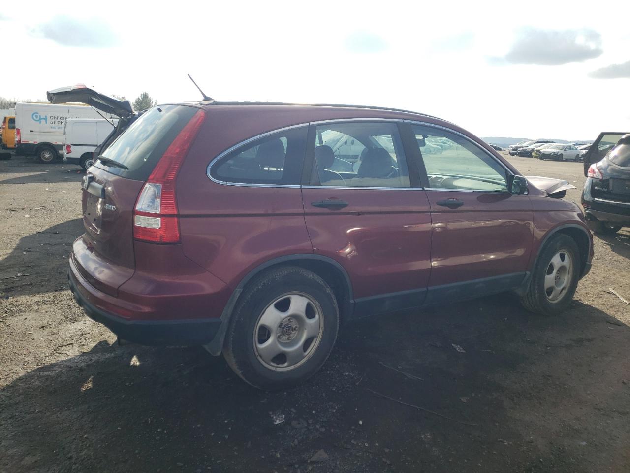 Image 3 of 2010 HONDA CR-V LX 2010 with VIN 5J6RE4H33AL089846