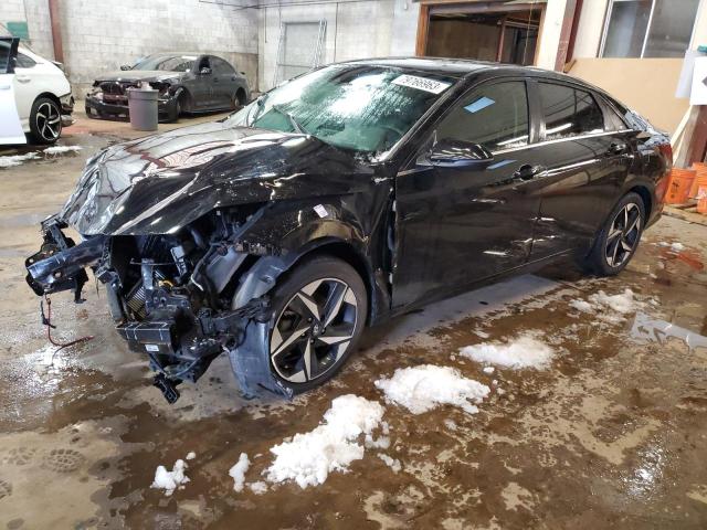 Image 1 of 2022 HYUNDAI ELANTRA SEL 2022 with VIN KMHLN4AG5NU333274