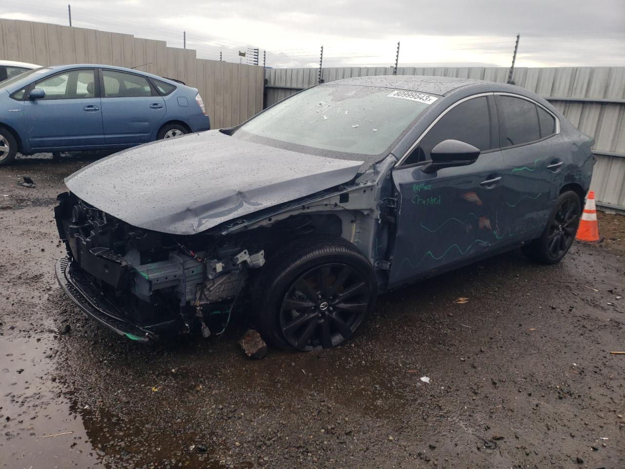 Image 1 of 2022 MAZDA 3  2022 with VIN JM1BPBAY3N1501177