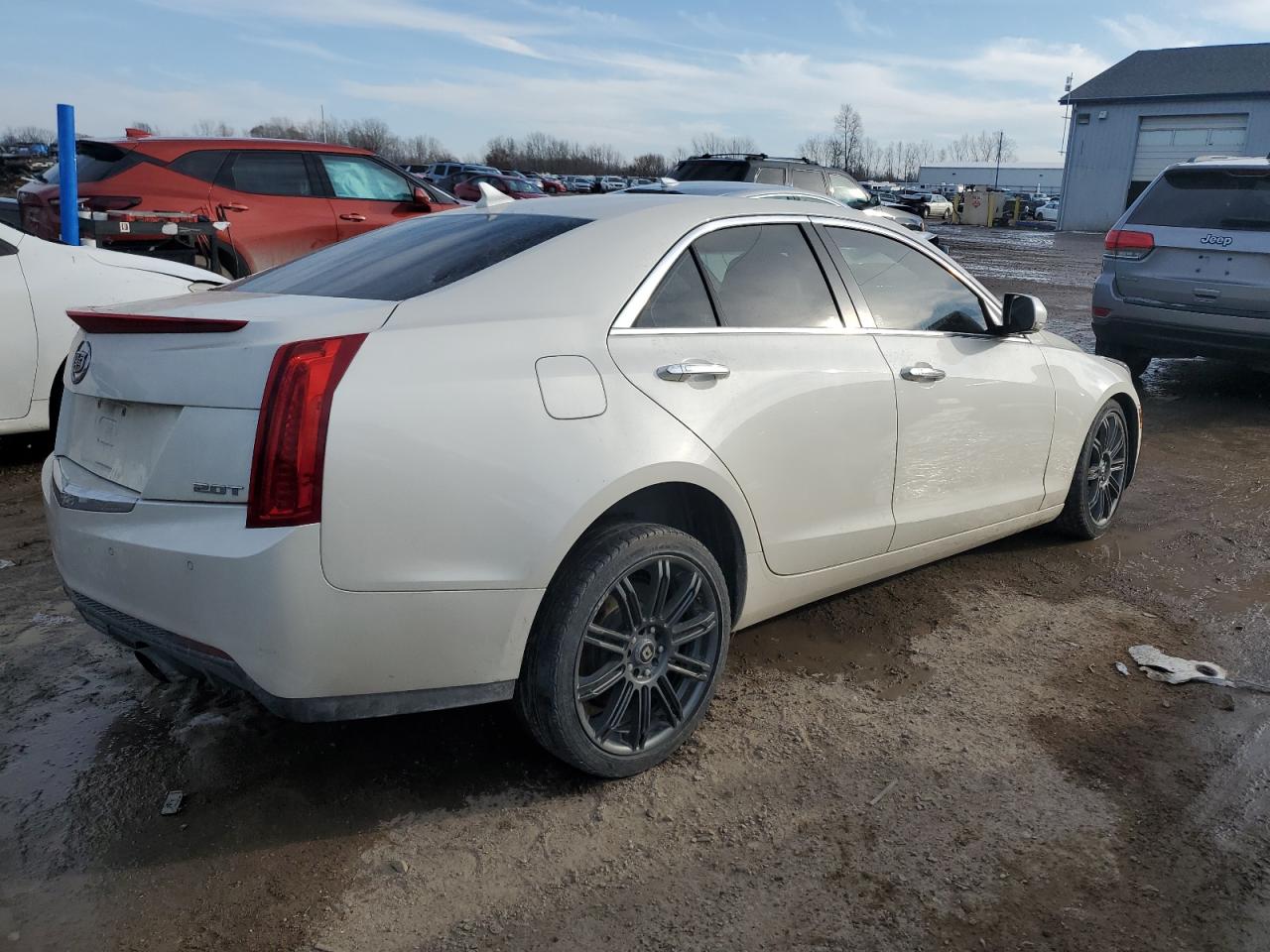 Image 3 of 2014 CADILLAC ATS LUXURY 2014 with VIN 1G6AH5RX2E0117454